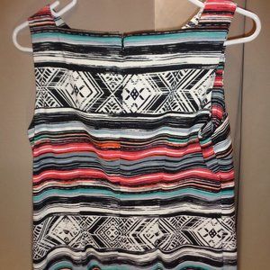 AB Studia print strip dress